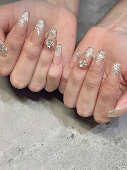 エム(em)/ラメグラ×ビジュー