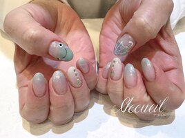 梅雨ネイル