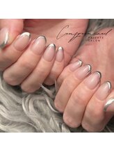 カンフィールームネイル(comfy room nail)/mirrorフレンチ