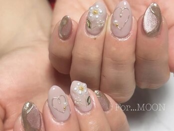 フォームーンネイル(For...Moon nail)の写真/【ソフトオフ込】豊富なデザインから選べる！定額コース　¥6,500～豊富なデザインから選択可能★