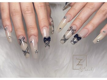 ネイル ジーズ(nail ziez)の写真/【長さ出し×自爪!長さがバラバラでも大丈夫♪】実力派スタッフがいるziezだからできる技術で美しい指先に!