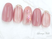 ラグジュアリーネイルズ アカバネ(Luxury Nails Akabane)/キュート*ピンクニュアンスNail