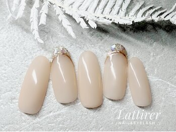 ラティレ 銀座(Lattirer)/シンプルシェルフレンチネイル