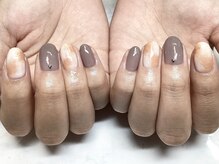 パラジェル登録サロン バランス シンプルネイル&アイラッシュ 新田東店(balance)/マーブルネイル