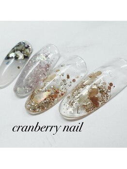 クランベリーネイル 代官山 恵比寿(cranberry nail)/デザインスカルプチュアネイル