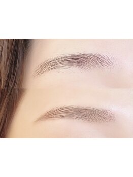 アイブロウメニューがあるサロン