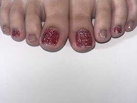 フットネイル × フラッシュ