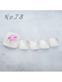 フットネイル：No.78