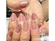 フロージュ ネイル(florjyu nail)/ミラーフレンチnail