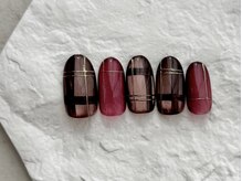 リライトネイル(Relight nail)/ちゅるんマグ×チェックネイル☆