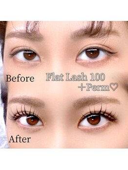 ラ ミュー(LaMieux)/まつげパーマ×フラット100本