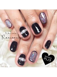 キラキラ☆オトナシースルーNail