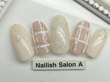 ネイリッシュサロン エー(Nailish Salon A)/チェックネイル
