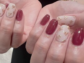 ミラーハートネイル