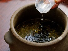 よもぎの葉に植物性ミネラルを配合し効果UP！