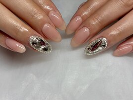 定額デザインネイル　埋め尽くし