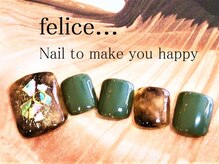 ネイルサロン フェリーチェ(felice)/【定額フットネイル】¥8480