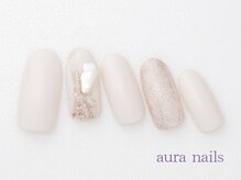アウラネイルズ(aura nails)/☆ハンドシンプルコース　¥6800