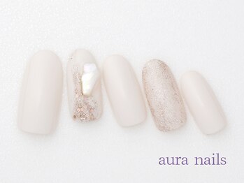 アウラネイルズ(aura nails)/☆ハンドシンプルコース　¥6800