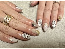 ネイルサロンファストネイルプラス 新宿店(FAST NAIL PLUS)/秋ネイル2023【ツイード】