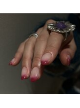 オマモリ ネイル 心斎橋店(omamori nail)/オンブレネイル