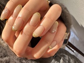 ラメフレンチ