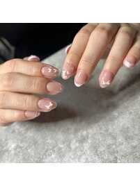 リボン×フレンチデザイン