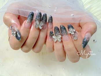 ネイルサロンミルティア(Myrtia)の写真/【丁寧ケア込★持ち込みデザイン2本まで¥6600/6本まで¥7980】自爪を伸ばしていきたい方にもオススメ◎