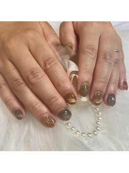 フリーミ(FREEME)/マグネット×ブラウン