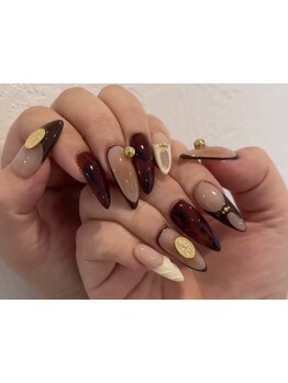 手描きアートが得意なサロン