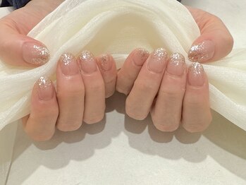 ラテネイル(latte.nail)/ラメグラデーション