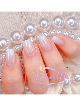 ネイルエルフ(Nail Aelf)/【三郷駅】白グラデーション