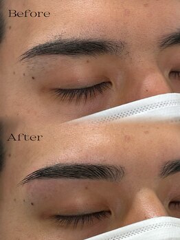 アイブロウドット 名古屋駅前(i)/美眉スタイリングBefore→After
