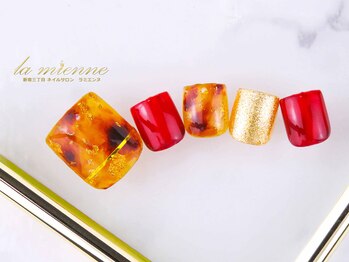 ラミエンヌ/べっ甲 ボルドー