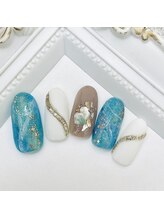 ネイルファクトリー 横浜ベイクォーター店/ニュアンスデザイン　¥12100
