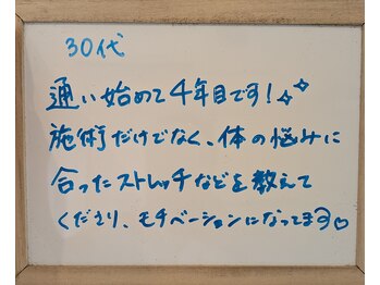 カイナルカイロプラクティック/店頭口コミ