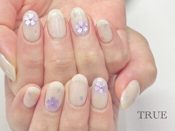 ネイルトゥルー 表参道(nailTRUE)/ホロフラワー*パラジェル