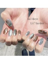 リルガーデン 新宿南口(Lil' Garden)/マグネットチェックネイル＊新宿