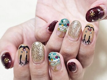 エルディケイ(LDK)/クリスマスネイル