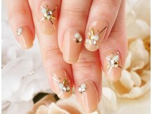 クリスタルネイル ゆめタウン筑紫野店(CRYSTAL NAIL)/エレガント☆ワンカラージェル