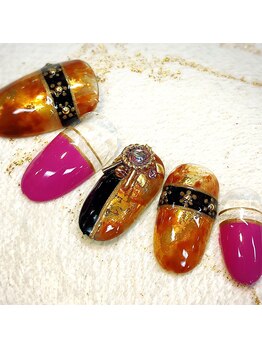 ビービーネイル(BB)/毎年人気のべっ甲ネイル