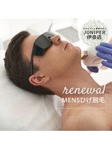 ジュニパー 伊奈店/【メンズ脱毛】顔全体1回¥5000