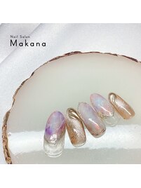 ふんわりパステルカラー天然石