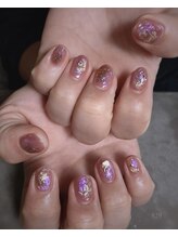ハチニーキューネイルアトリエ(829 Nail Atelier)/ぷっくりニュアンス