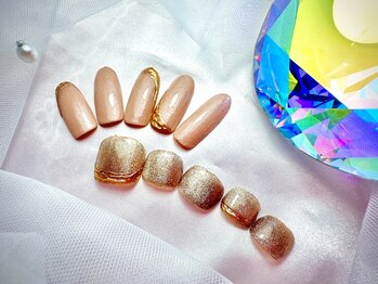 ビューティーサロン フラワーズ/シンプルハンドとフットセット