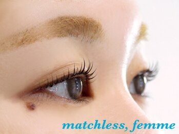 マッチレス ファム(matchless,femme)の写真/豊富な知識&経験をもとに一人一人の目元に合わせたデザインをご提案☆お悩みに合わせて理想の目元を演出♪