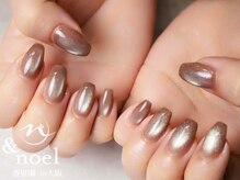 ノエル(Noel)/ブラウンキラキラネイル