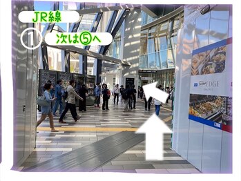 ヴィア 東京 渋谷店(Via)/サロンの行き方~JR中央改札~