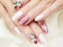 キープ ネイルサロン(KEEP)/マグネット＆埋めつくしネイル♪