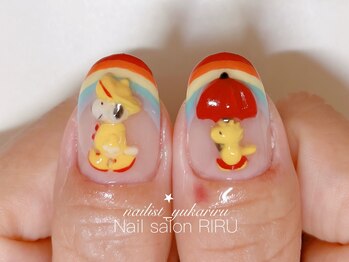 リル(RIRU)/キャラクター/3Dネイル/痛ネイル